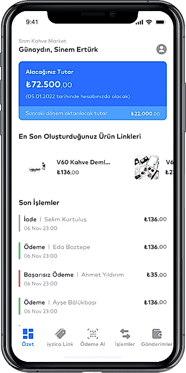 iyzico deposit